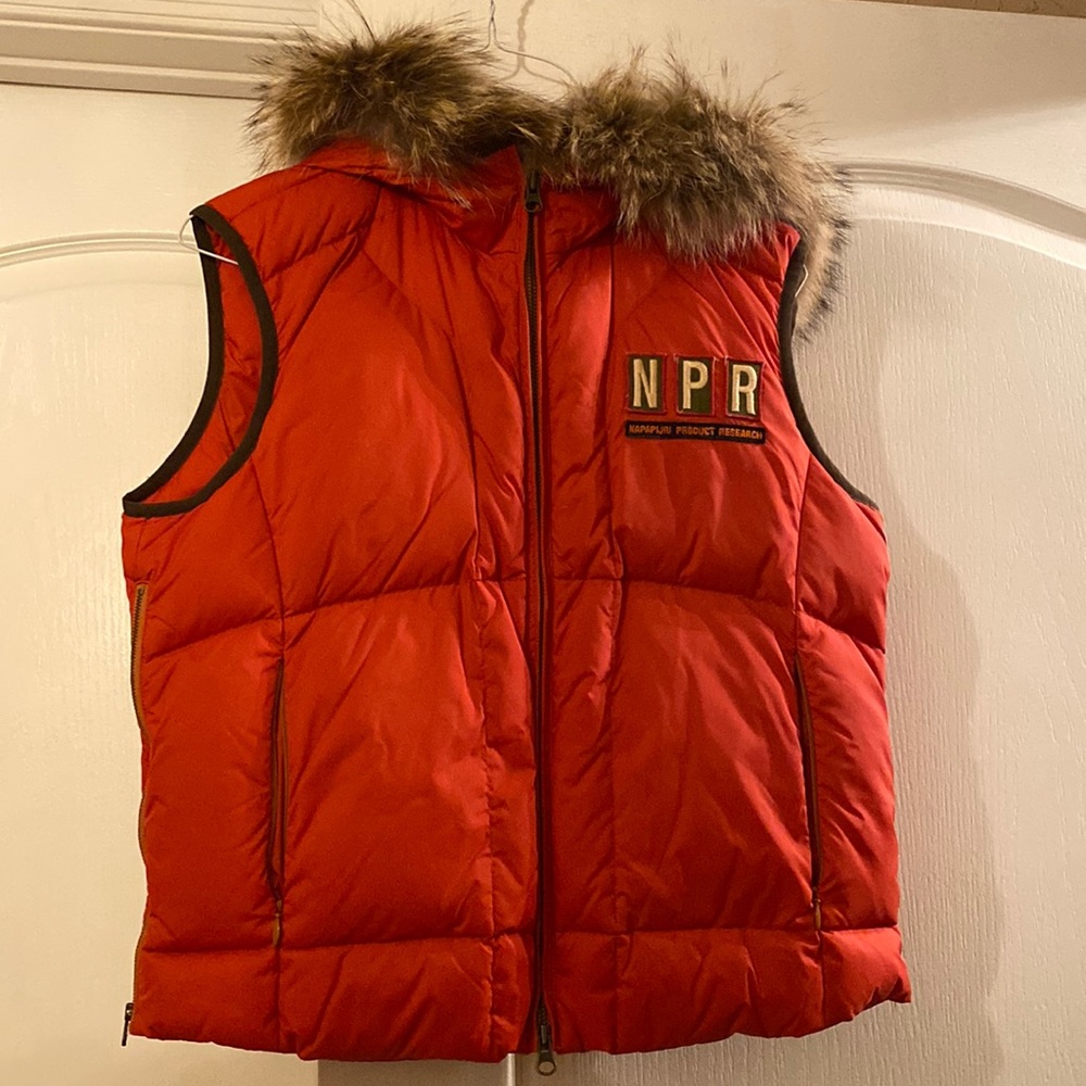 Napapijri puffy fur vest